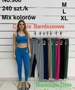 Leginsy Damskie,size s-xl,paczka 12szt, mix kolor