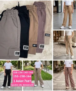 Spodnie DZIECIĘCA,Size 128-164,paczka 7szt, 1 kolor