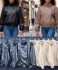 Kurtki skórzane damskie,size uni,Paczka 6szt ,mix kolor