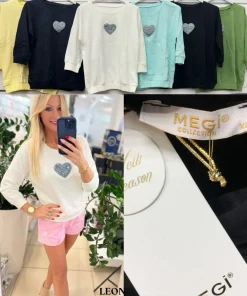 Bluzki Damskie URECKA,Size uni,paczka 6szt, mix kolor
