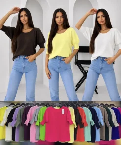 Swetry damskie,size uni,paczka 6szt ,mix kolor