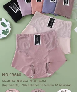 Majtki Modelujące Damskie,Size Free,paczka 24szt, mix kolor