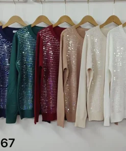 Swetry damskie ,size uni,Paczka 10szt, mix kolor