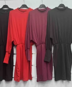 Sukienki Damskie WŁOSKA,Size uni,paczka 6szt, mix kolor