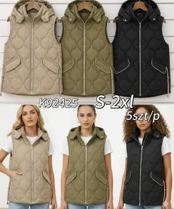 Kamizelki DAMSKI ,size s-2xl,Paczka 5szt ,1 kolor