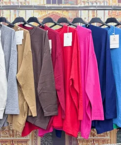 Swetry Damskie WŁOSKA,Size uni,paczka 6szt, mix kolor