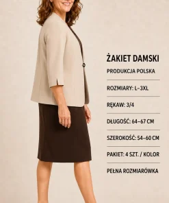 Żakiety Damskie ,size l-3xl,paczka 4szt ,1kolor