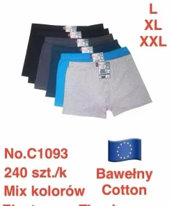 Bokserki MĘSKIE,Size m-2xl,paczka 24szt, mix kolor