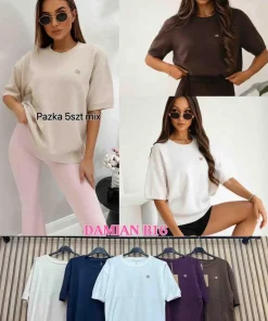 Swetry Damskie WŁOSKA,Size uni,paczka 6szt, mix kolor