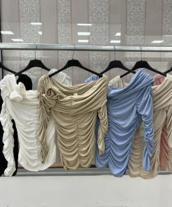 Bluzki Damskie WŁOSKA,Size uni,paczka 6szt, mix kolor