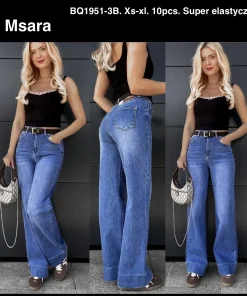 Jeansy Damskie,size xs-xl,paczka 10szt, 1 kolor