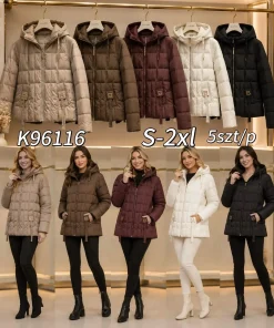Kurtki damskie,Size s-2xl,paczka 5szt, 1 kolor