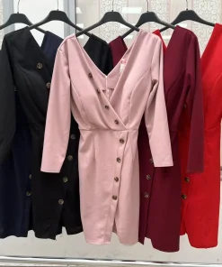 Sukienki Damskie WŁOSKA,Size uni,paczka 6szt, mix kolor