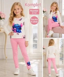 Komplety DZIECIĘCA ,size 2-12lat,paczka 6szt, 1 kolor