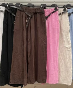 Spodnie Damskie WŁOSKA,Size uni,paczka 6szt, mix kolor