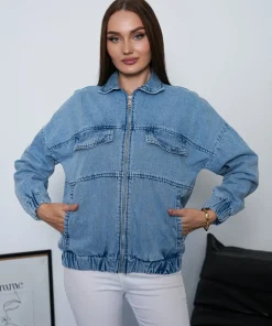 Kurtki Jeansowe Damskie,size s-2xl,paczka 5szt,1kolor