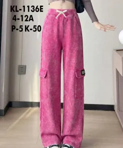 Spodnie JEANSY DZIECIĘCA,size 4-12lat,paczka 5szt, 1 kolor
