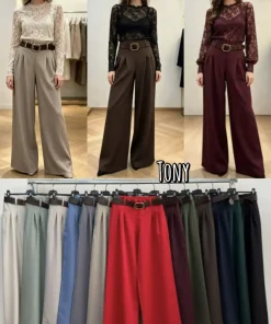 Spodnie damskie WŁOSKA,Size uni ,paczka 6 szt mix kolor