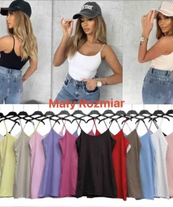 Bluzki damskie WŁOSKA,Size uni ,paczka 6 szt mix kolor