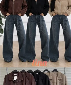 Kurtki skórzane damskie,size uni,paczka 6szt ,mix kolor