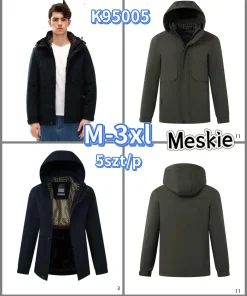Kurtki MĘSKA ,size m-3xl,Paczka 5szt ,1kolor