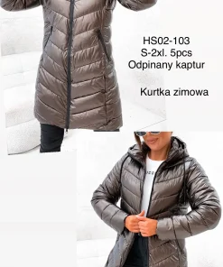 Kurtki Damskie,size s-2xl,paczka 5szt, 1 kolor