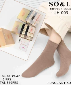 Skarpety Damskie, size 36-42,Paczka 36szt ,mix kolor