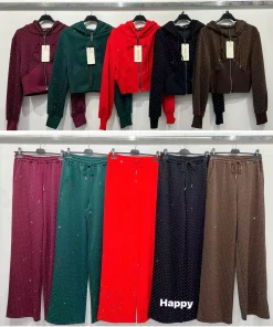 Komplety Damskie WŁOSKA,Size uni,paczka 6szt, mix kolor
