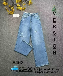 Jeansy Damskie,size s-l,paczka 12szt, 1 kolor