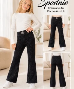 Spodnie DZIECIĘCA,size 6-16lat,Paczka 6szt,1kolor