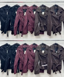 Kurtki Damskie WŁOSKA,Size uni,paczka 6szt, mix kolor
