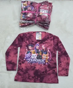 Bluzy DZIECIĘCA,size 110-146,Paczka 7szt ,1kolor
