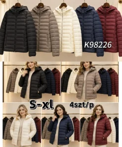 Kurtki damskie,Size s-xl,paczka 4szt, 1 kolor
