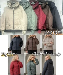 Kurtki damskie,Size 3-7xl,paczka 5szt, 1 kolor