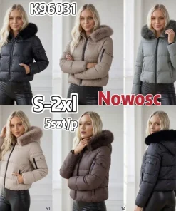 Kurtki damskie,size 3-7xl,paczka 5szt,1kolor