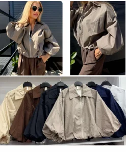 Kurtki damskie WŁOSKA,Size uni ,paczka 6 szt mix kolor