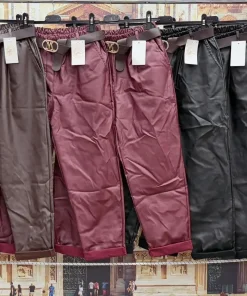 Spodnie skórzane damskie,Size uni,paczka 6szt,mix kolor