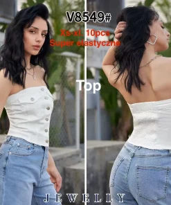 Bluzki Damskie,size xs-xl,paczka 10szt, 1 kolor
