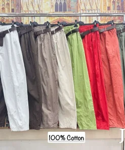 Spodnie damskie WŁOSKA,Size uni ,paczka 6 szt mix kolor