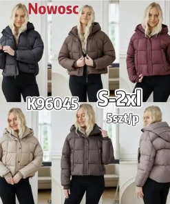 Kurtki damskie,size s-2xl,paczka 5szt,1kolor