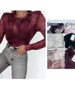 Bluzy Damskie,Size uni,paczka 6szt, mix kolor