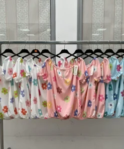 Bluzki damskie WŁOSKA,Size uni ,paczka 6 szt mix kolor
