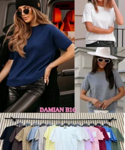 Swetry Damskie WŁOSKA,Size uni,paczka 6szt, mix kolor