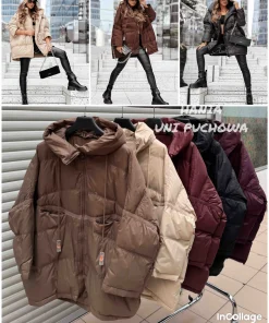 Kurtki damskie ,size uni,Paczka 6szt,mix kolor