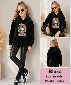 Bluzy DZIECIĘCA,size 6-16lat,Paczka 6szt ,1kolor