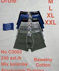 Bokserki MĘSKIE,Size m-2xl,paczka 24szt, mix kolor