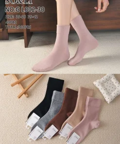 Skarpety Damskie, size 35-42,Paczka 40szt, mix kolor