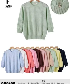 Swetry Damskie, size uni,Paczka 10szt ,mix kolor