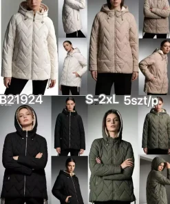 Kurtki DAMSKI ,size s-2xl,Paczka 5szt ,1kolor