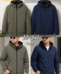 Kurtki MĘSKA ,size m-3xl,Paczka 5szt ,1kolor